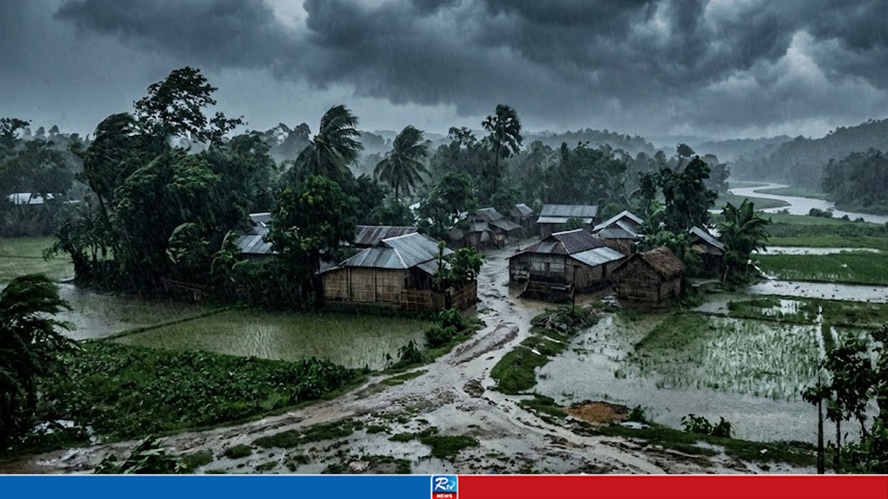 টানা ৫ দিন ঝড়-বৃষ্টির পূর্বাভাস, বজ্রপাতের শঙ্কা