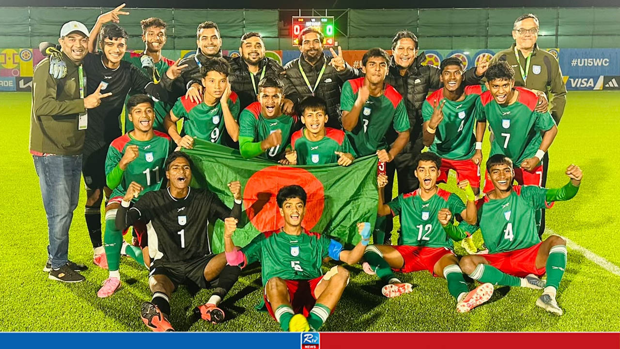 রাতুলের গোলে গ্যাবনকে হারিয়ে ফাইনালে বাংলাদেশ